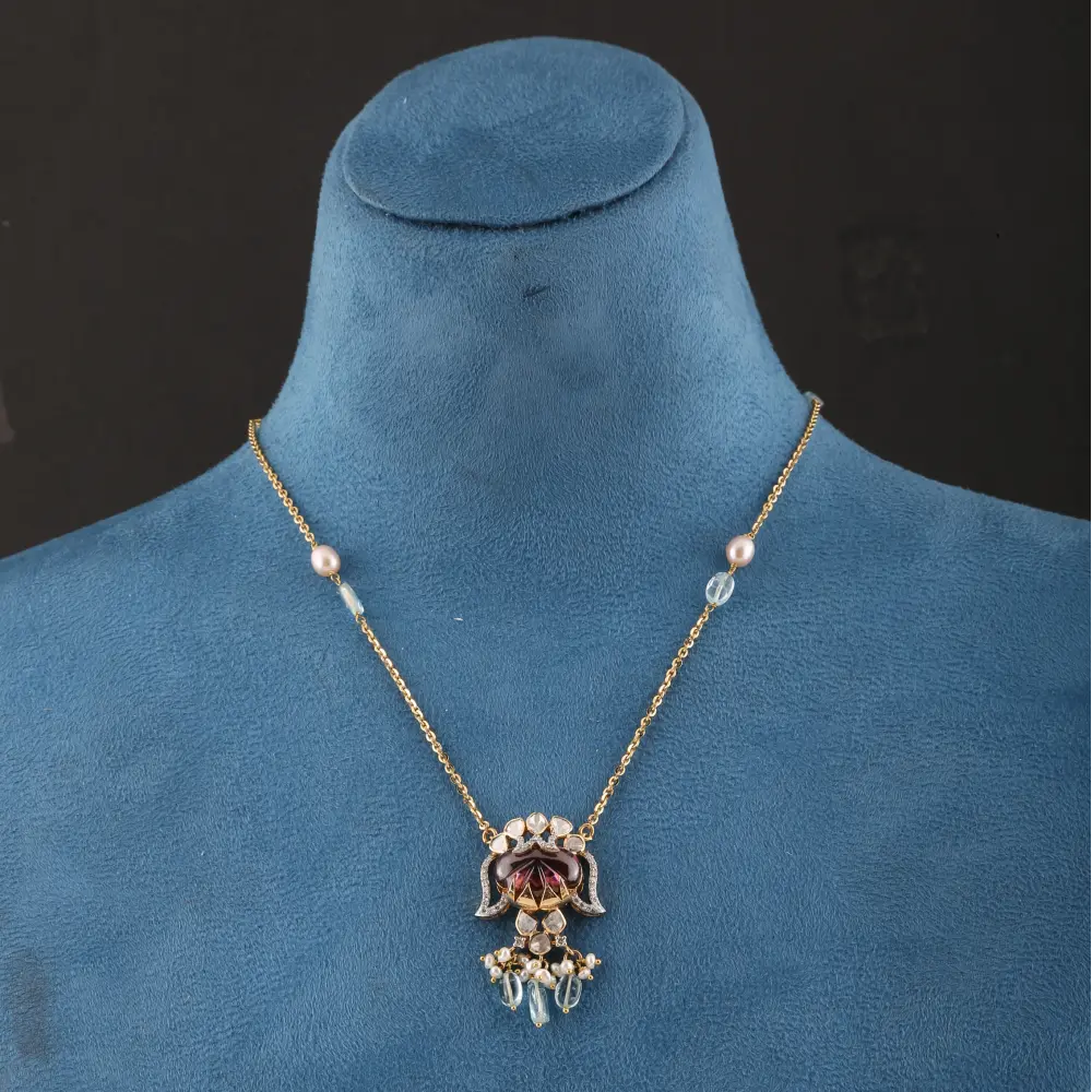 Polki Chain Pendants